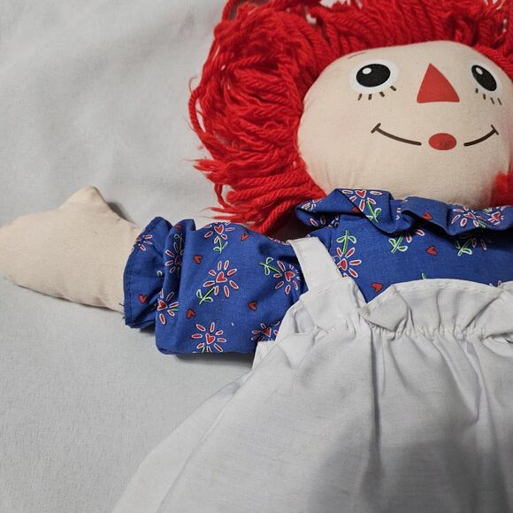 Raggedy Ann Doll 17inch Personalized With Name And Date - Picture 6 of 12